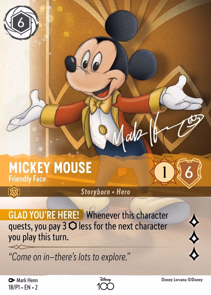 Mickey Mouse - Friendly Face (Alternate Art)