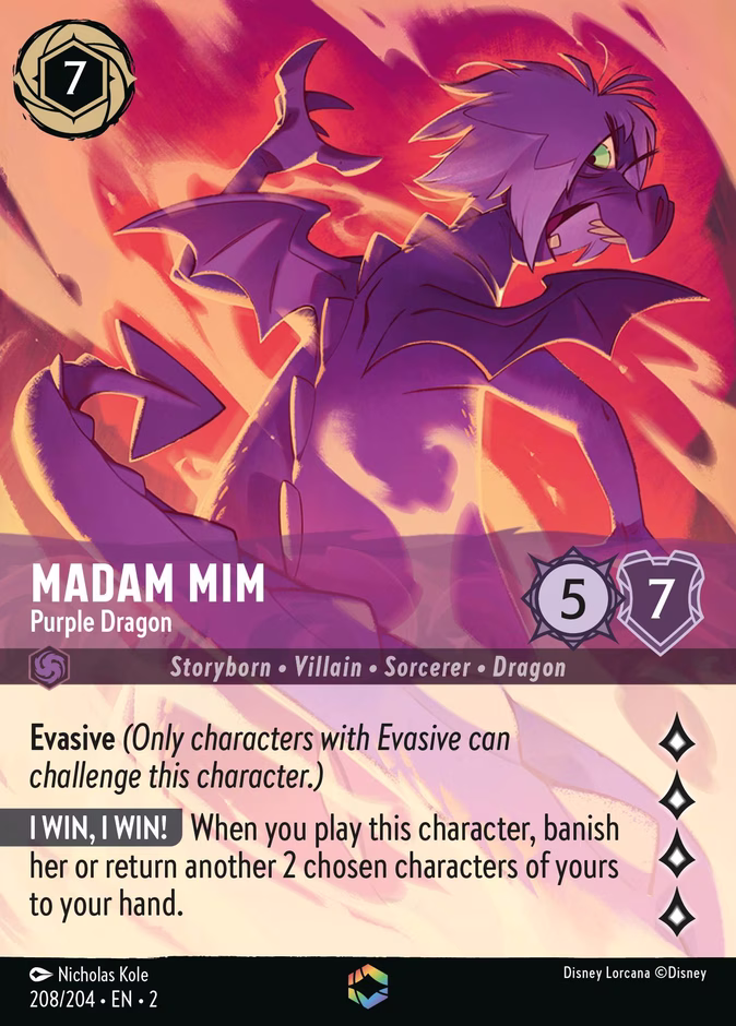 Madam Mim - Purple Dragon (Enchanted)