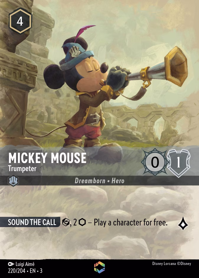 Mickey Mouse - Trumpeter (Enchanted)
