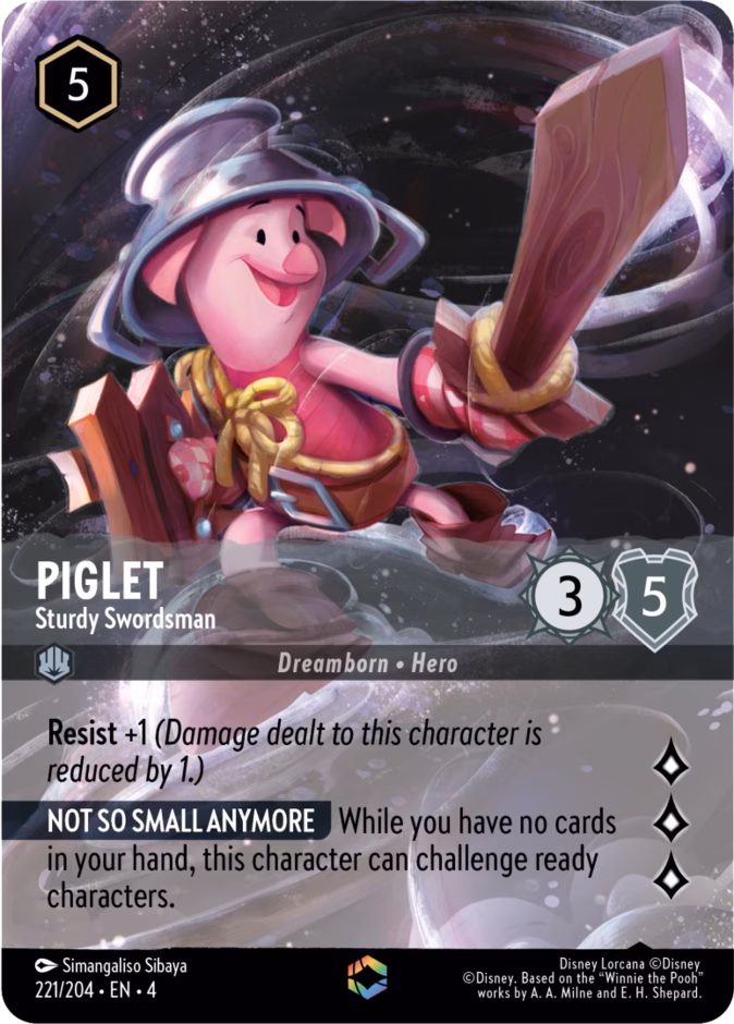 Piglet - Sturdy Swordsman (Enchanted)