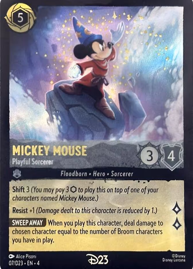 Mickey Mouse - Playful Sorcerer
