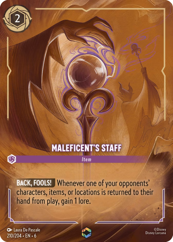 Maleficent's Staff (Enchanted)