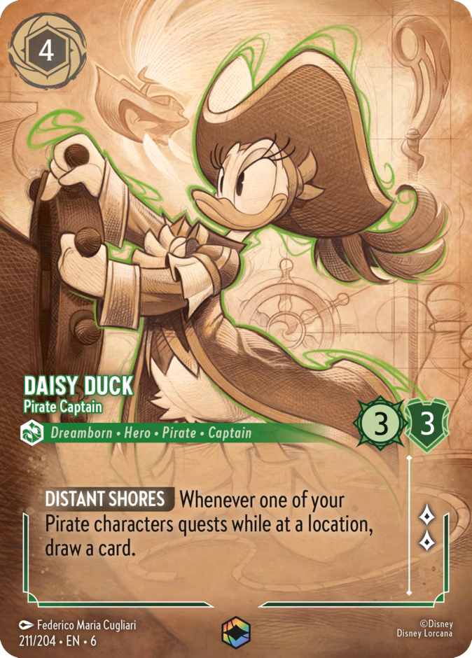 Daisy Duck - Pirate Captain (Enchanted)