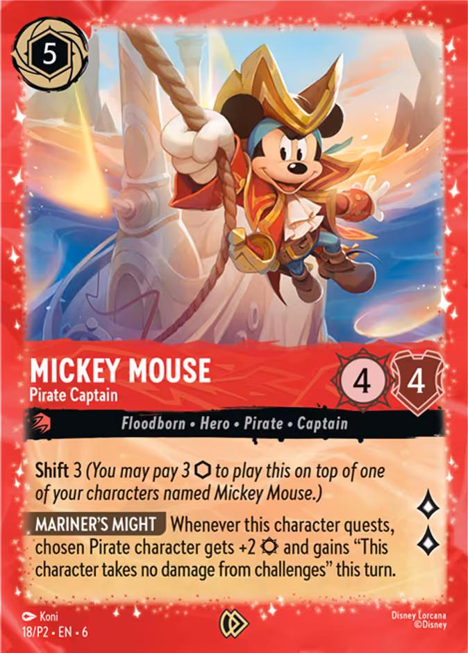 Mickey Mouse - Pirate Captain