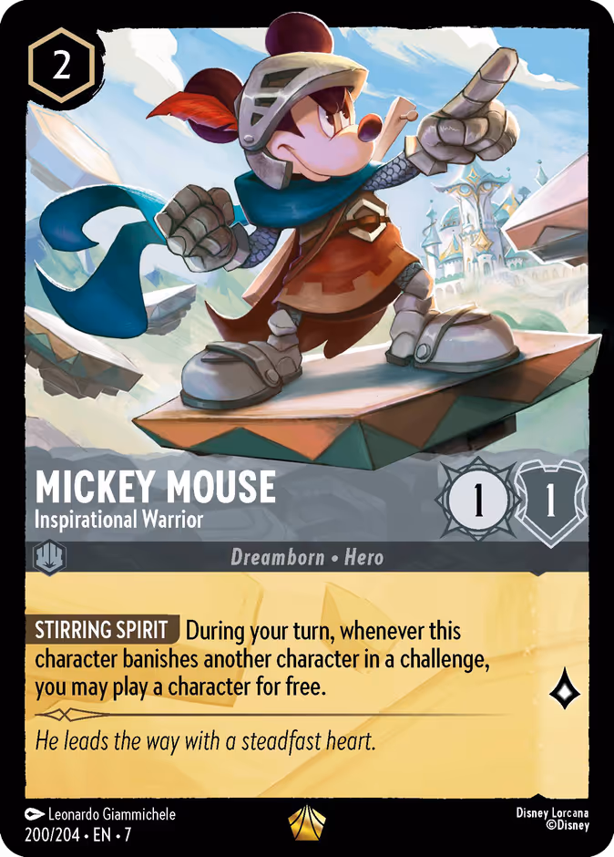 Mickey Mouse - Inspirational Warrior