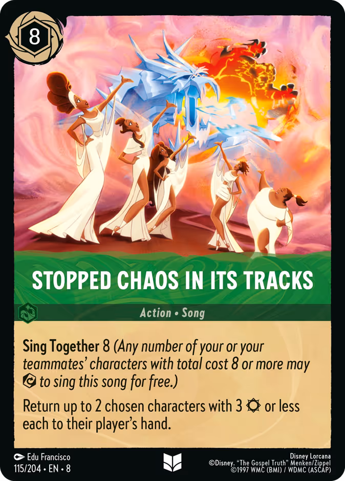Stopped Chaos in Its tracks