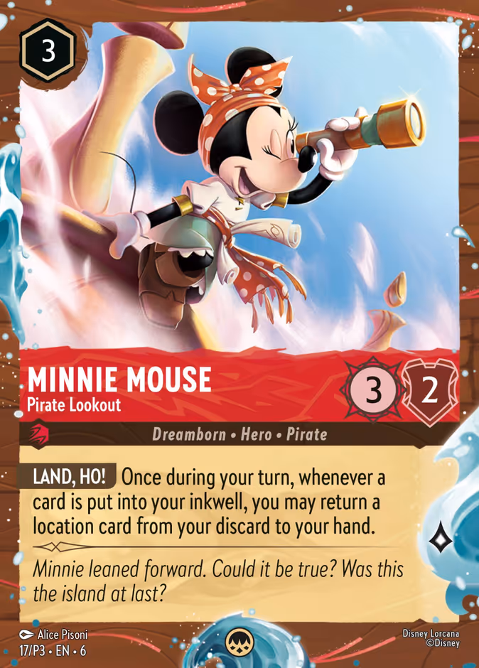 Minnie Mouse - Pirate Lookout (Disney Cruise Promo)