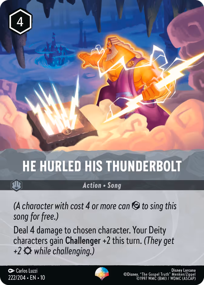 He Hurled His Thunderbolt (Epic)