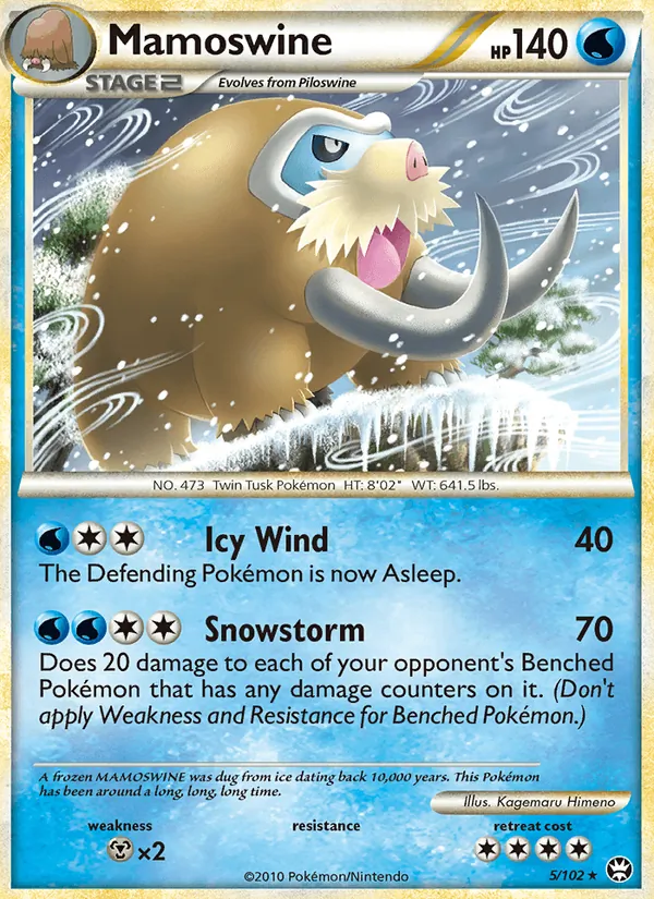 Mamoswine (Cracked Ice Holo)