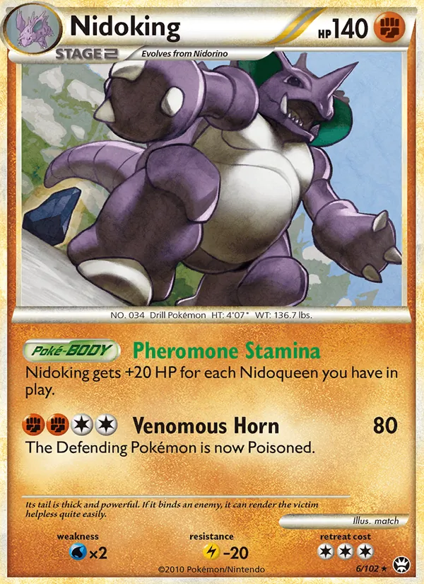 Nidoking (Cracked Ice Holo)