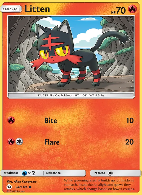 Litten (Cosmos Holo)
