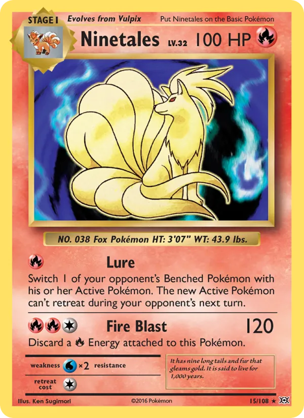Ninetales (XY Evolutions) (Non-Holo)