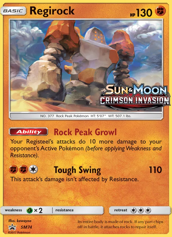 Regirock (Prerelease)