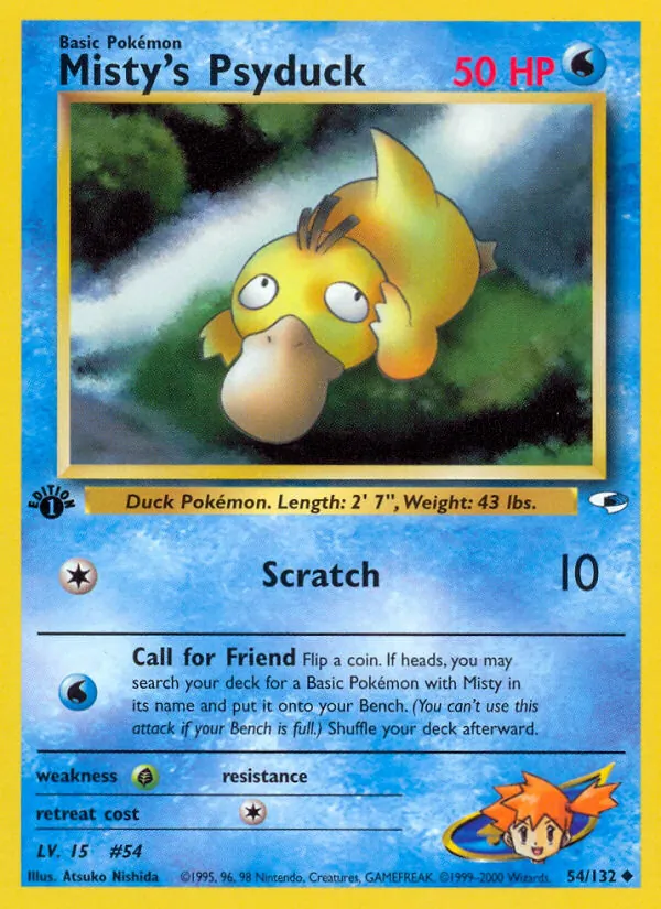 Misty's Psyduck [W Stamped]