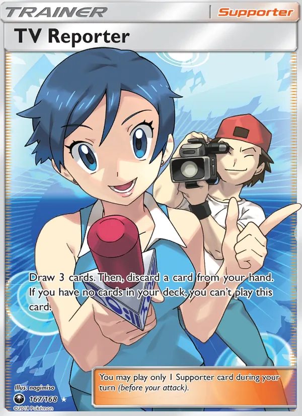 TV Reporter (Full Art)