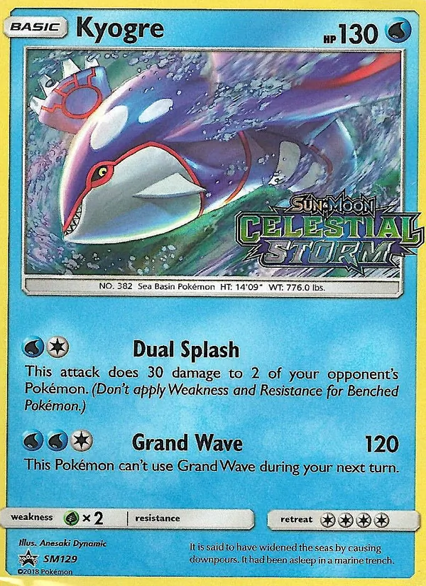 Kyogre (Prerelease) [Staff]