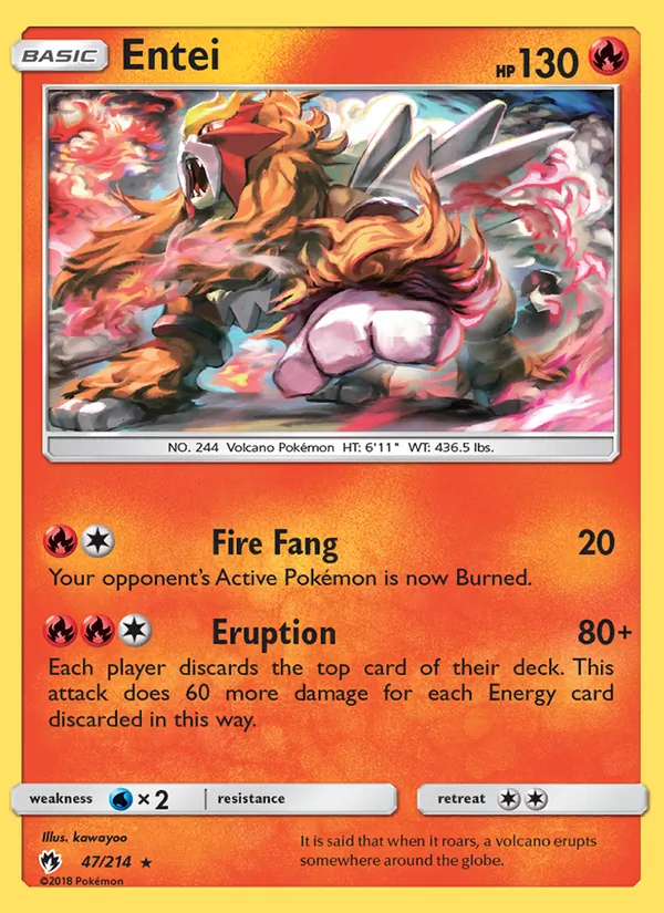 Entei (SM Lost Thunder)