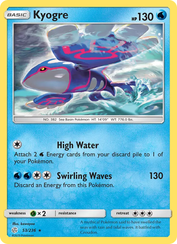 Kyogre (Cracked Ice Holo)