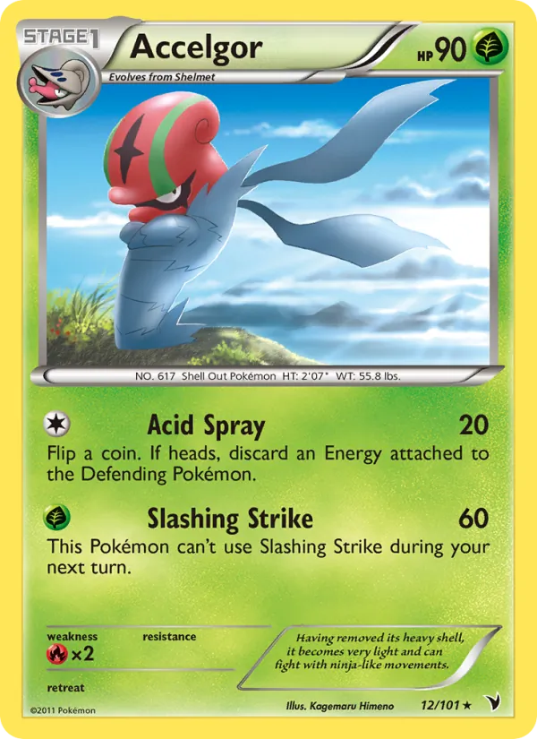 Accelgor (Cracked Ice Holo)