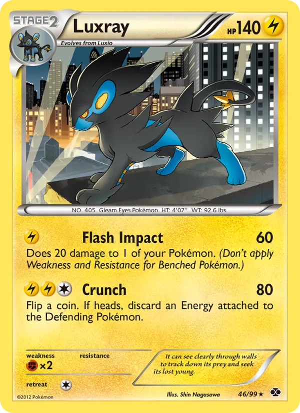 Luxray (Cracked Ice Holo)