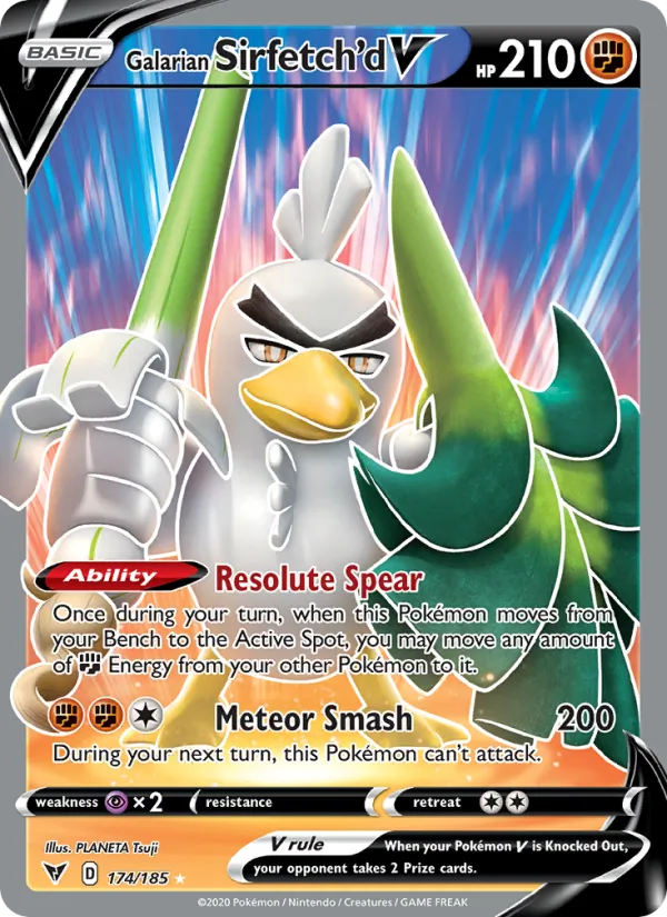 Galarian Sirfetch'd V (Full Art)