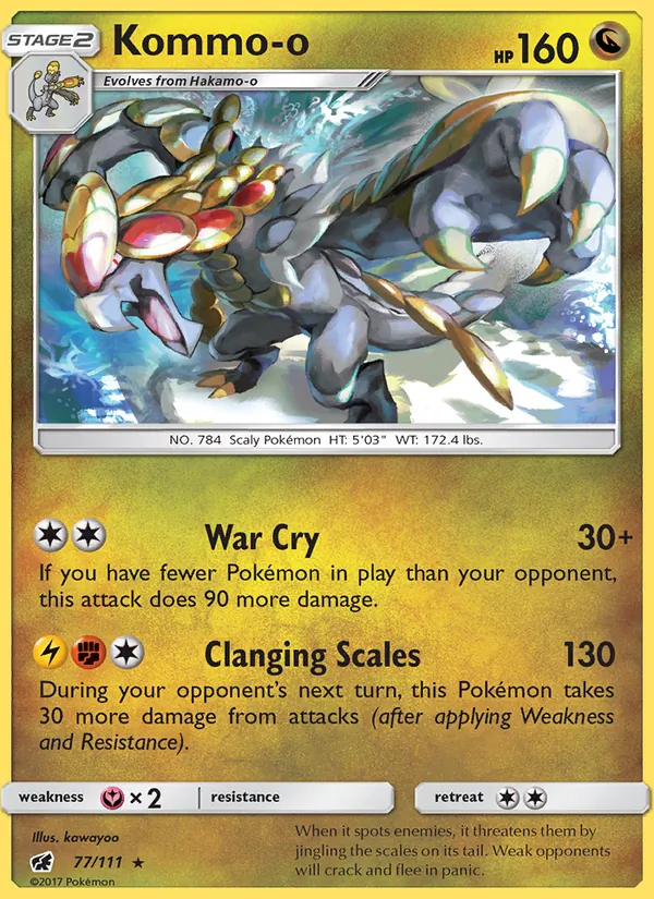 Kommo-o (Cracked Ice Holo)