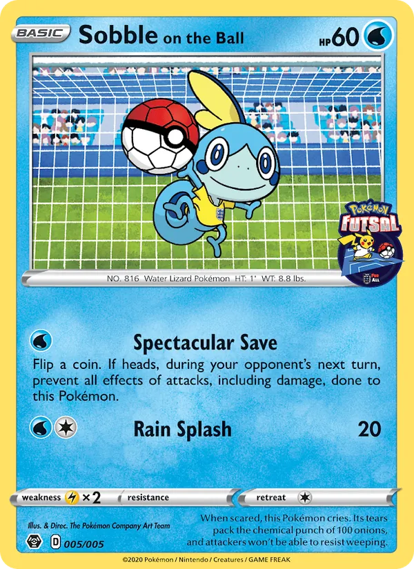 Sobble on the Ball (Pokemon Futsal)