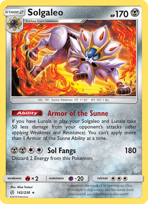 Solgaleo (Cosmic Eclipse Stamped)