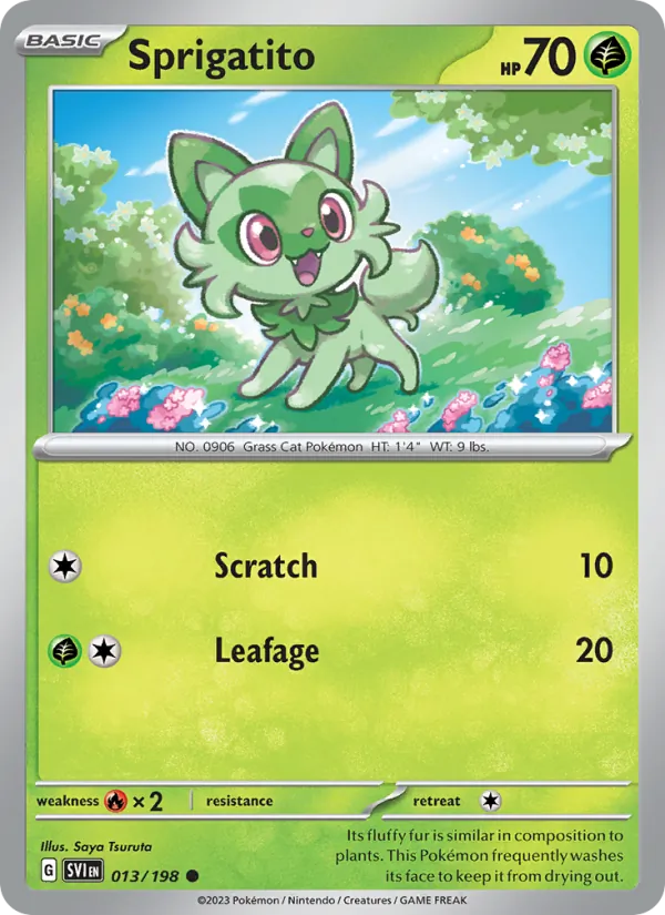 Sprigatito (Mirage Holo)
