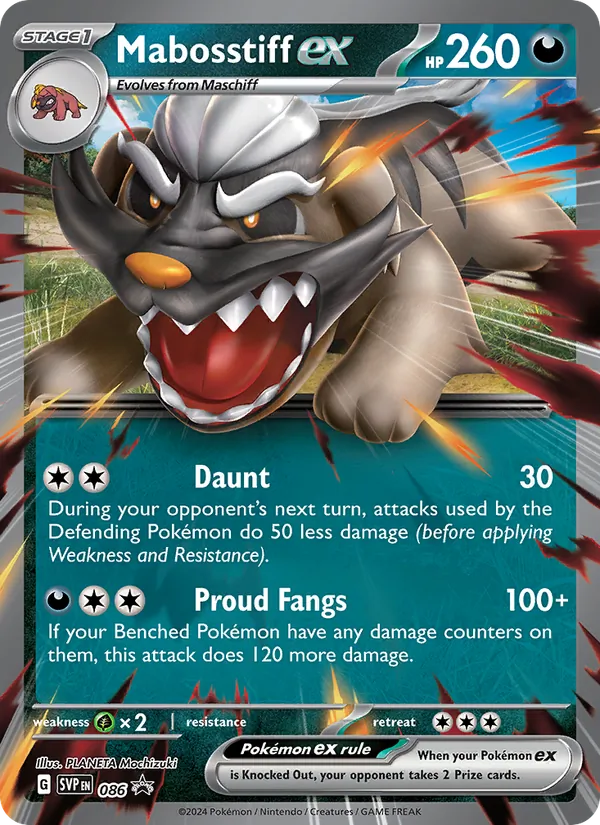 Mabosstiff ex - Jumbo Card