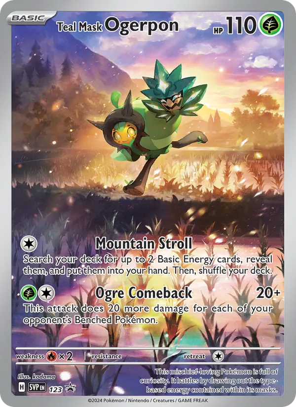 Teal Mask Ogerpon (Pokemon Center Exclusive)