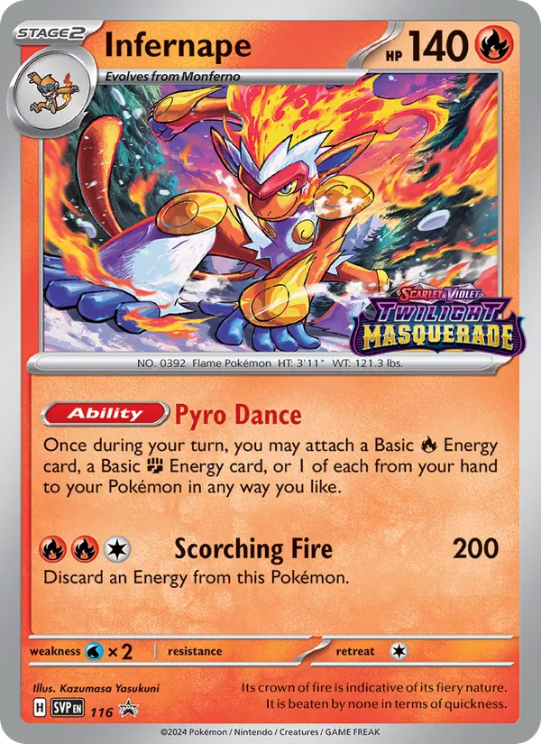Infernape (Prerelease) [Staff]