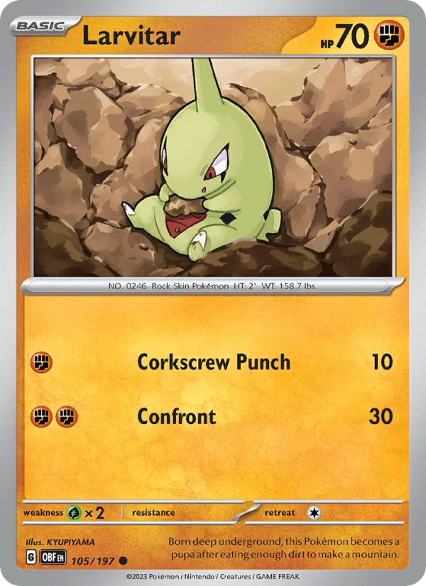 Larvitar (Cosmos Holo)
