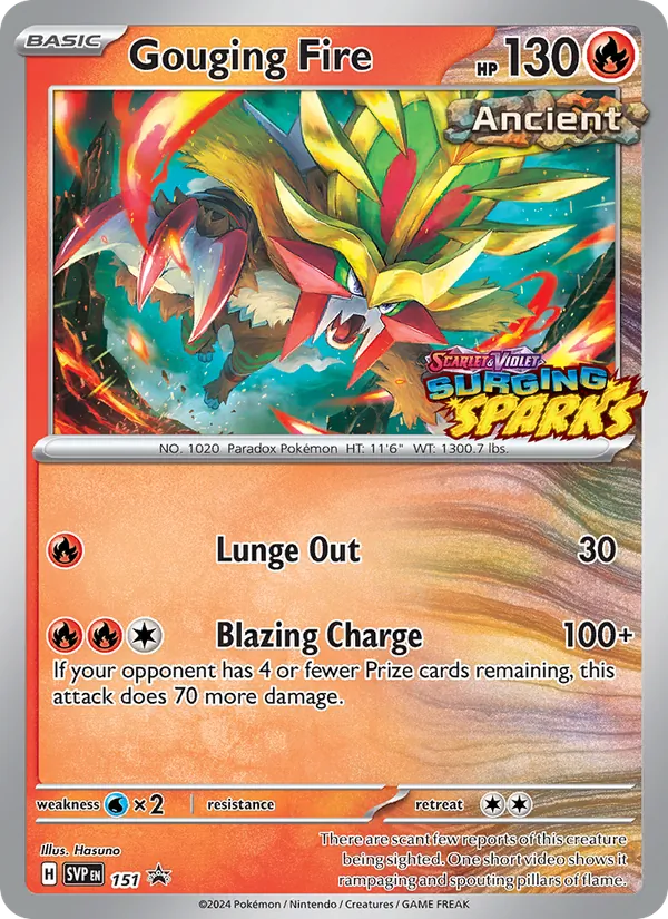 Gouging Fire (Staff)