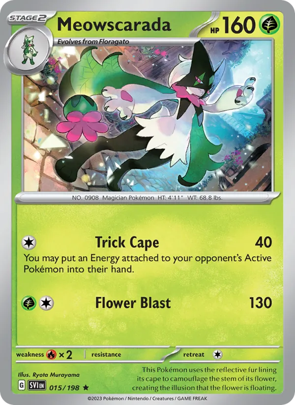 Meowscarada (Sparkle Holo)
