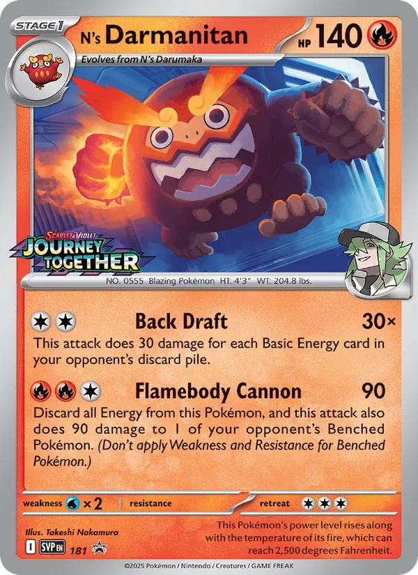 N's Darmanitan (Prerelease)