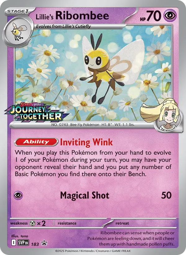 Lillie's Ribombee (Prerelease)