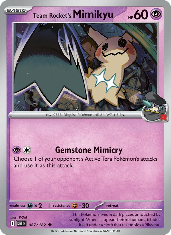 Team Rocket's Mimikyu (Prerelease) [Staff]