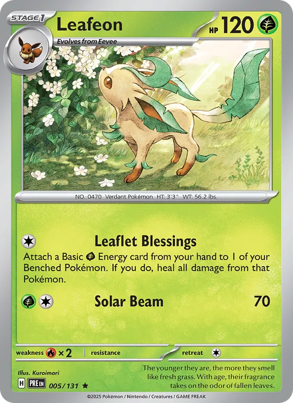 Leafeon (Cosmos Holo)