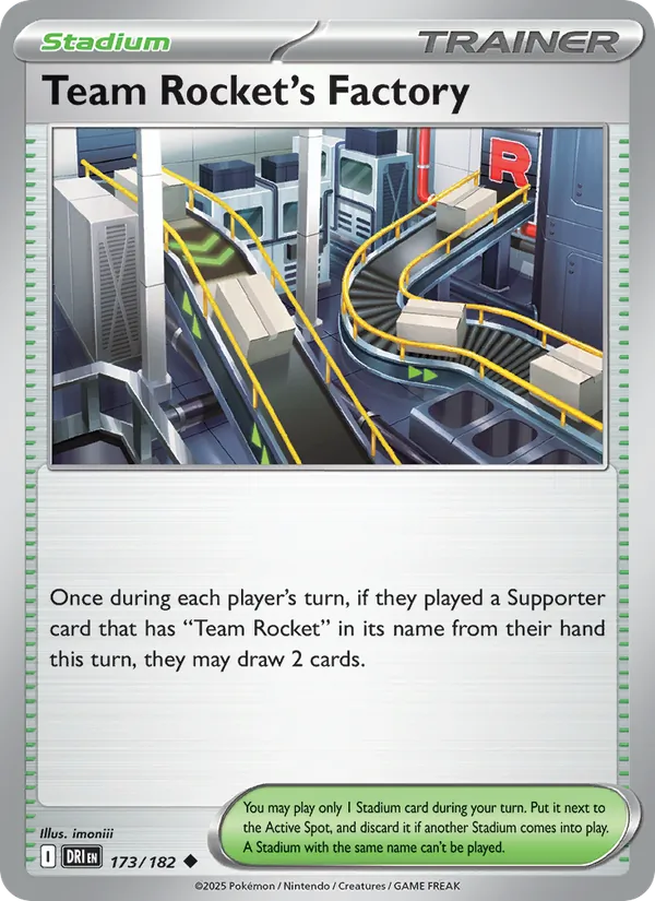 Team Rocket's Factory (Cosmos Holo)