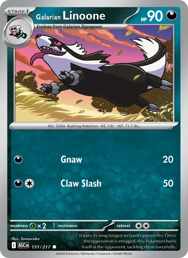 Galarian Linoone (Dusk Ball)