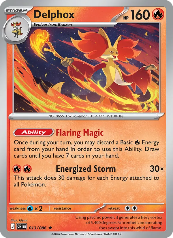 Delphox (Non-Holo)
