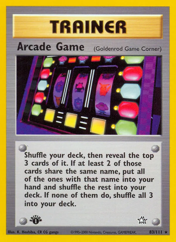 Arcade Game (Goldenrod Game Corner)